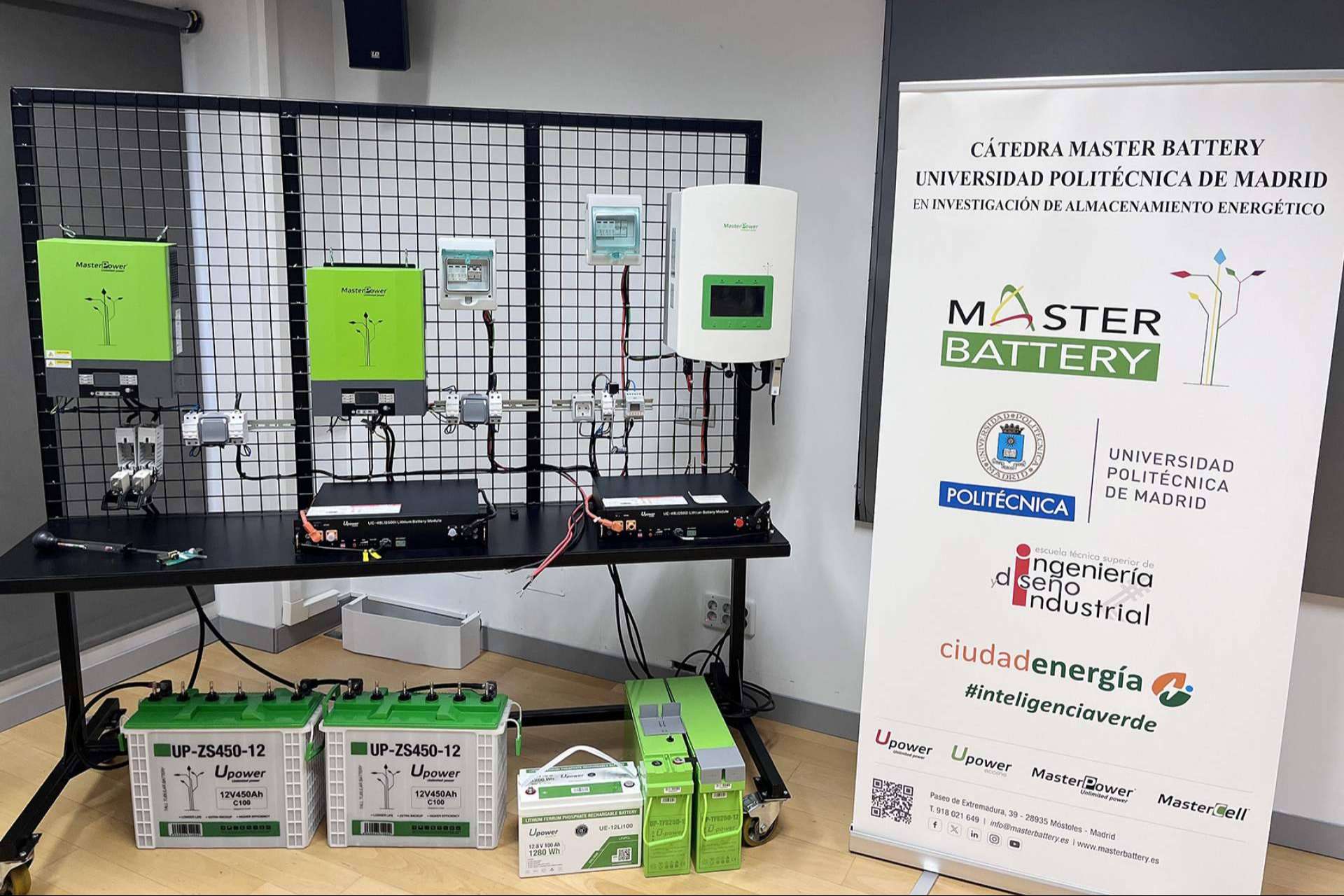 MASTER BATTERY suministra baterías a la Politécnica de Madrid para su Cátedra de investigación