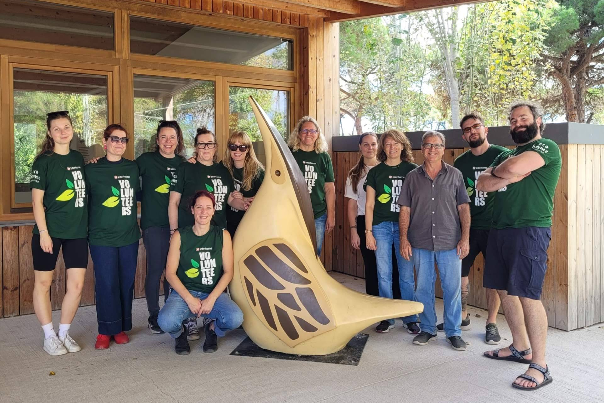 El equipo de sostenibilidad de Interhome colabora en la restauración del Delta del Llobregat