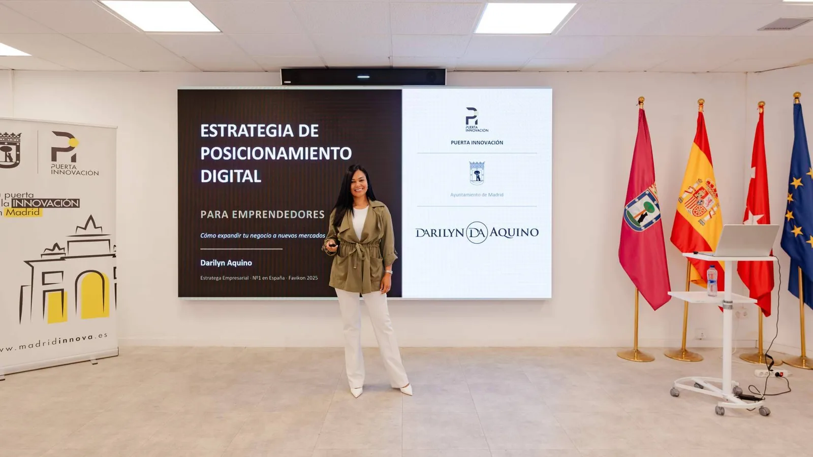 Darilyn Aquino impulsa el emprendimiento español desde Puerta Innovación del Ayuntamiento de Madrid