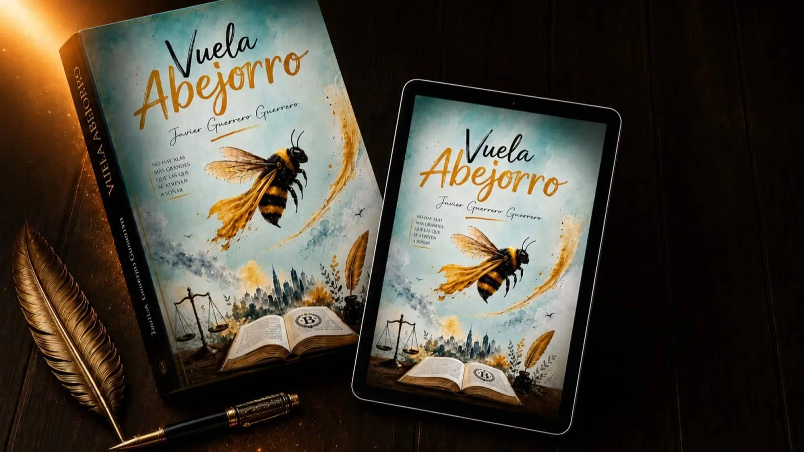 Javier Guerrero y la épica de su obra 'Vuela Abejorro'